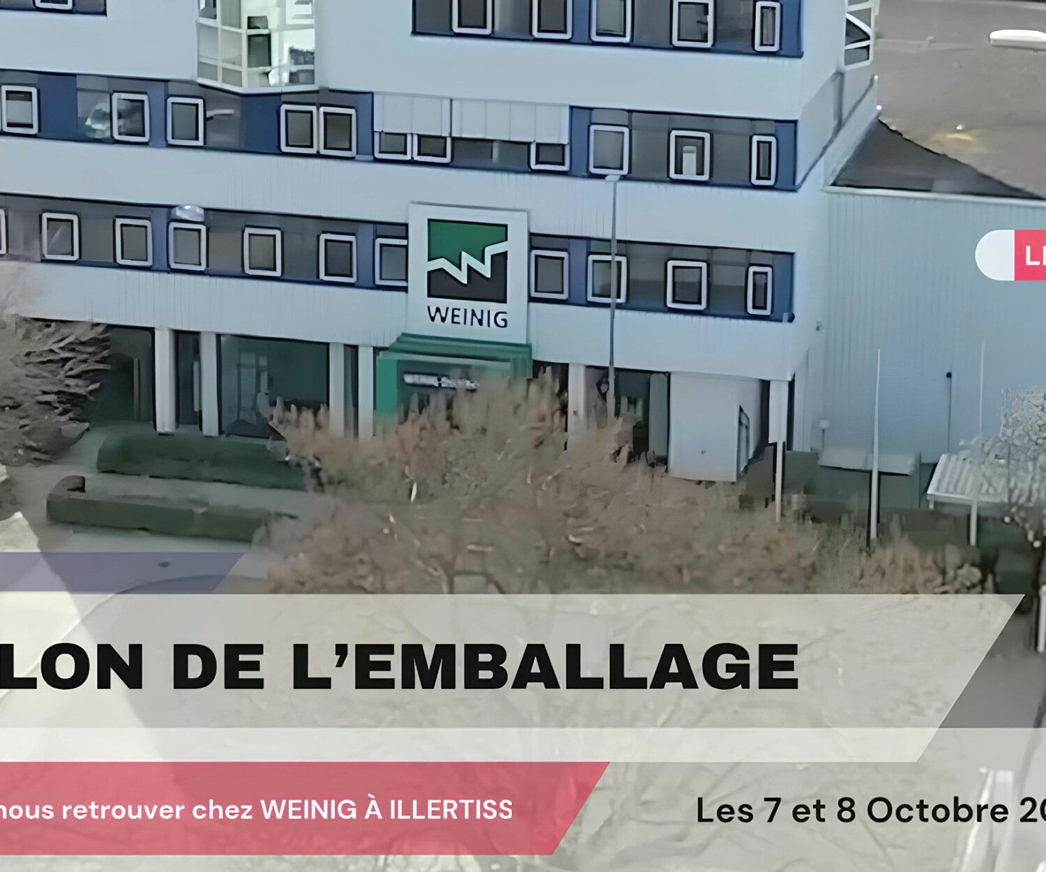 Salon de l'emballage Weinig Illertissen 7 et 8 Octobre 2025
