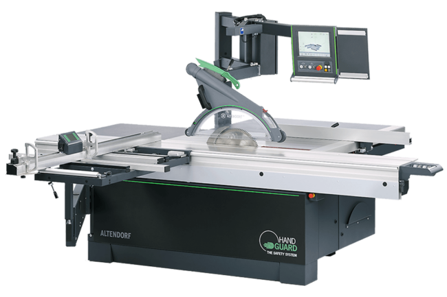 scie a format hand guard ALTENDORF 3M Maison Machine Menuiserie occitanie